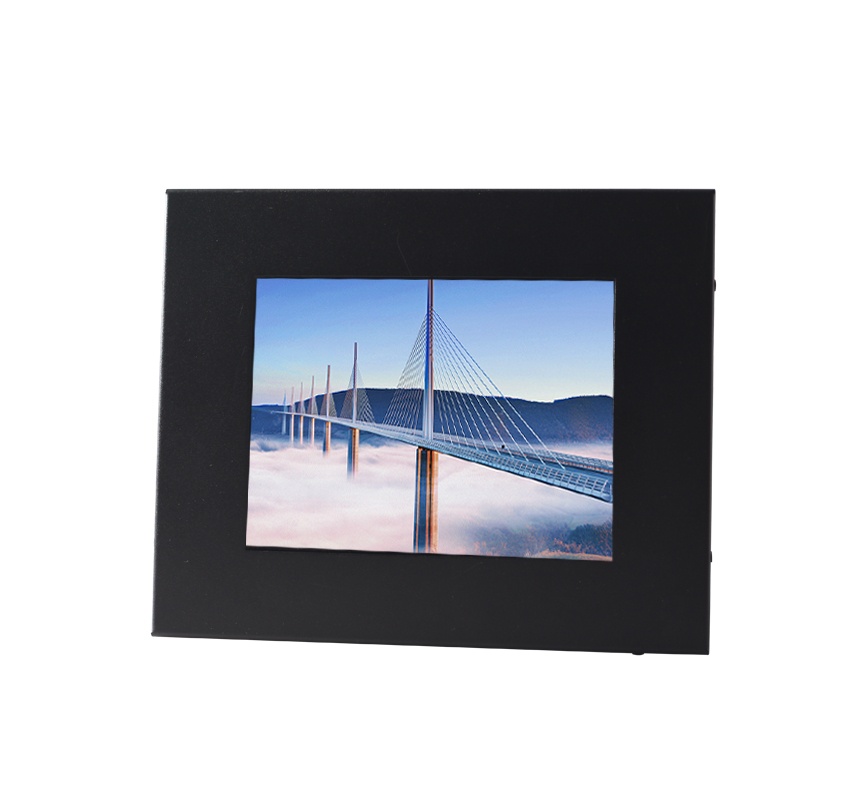 H8008Q 8 inch Embedded metal LCD monitor