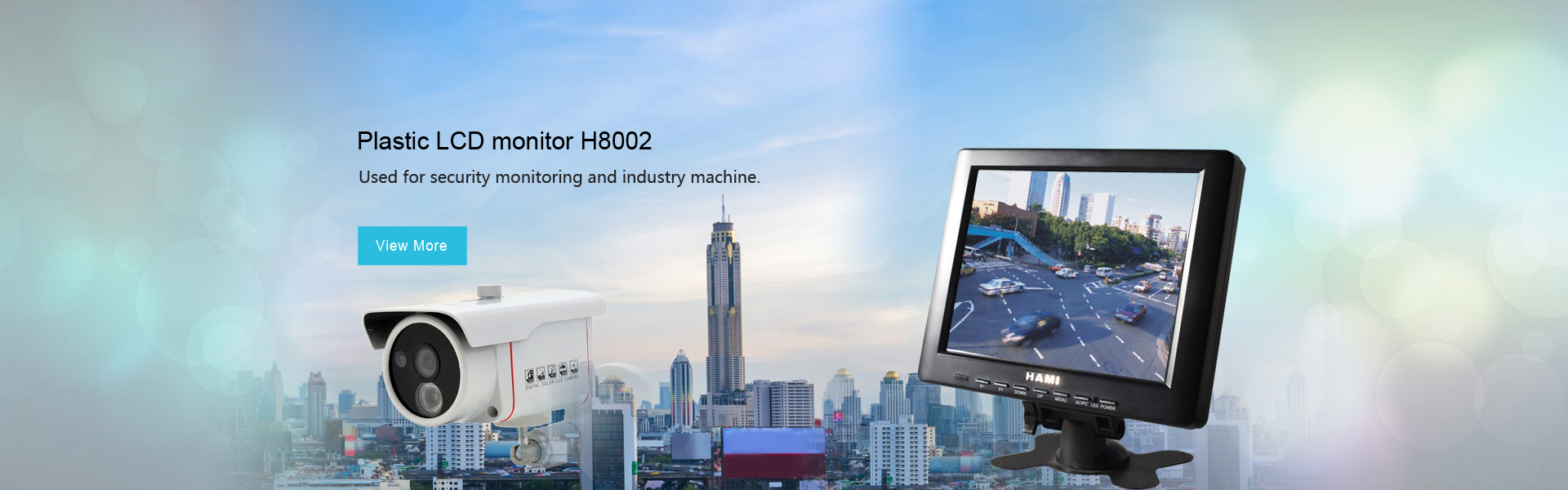 Used for security monitoring and industry machine.