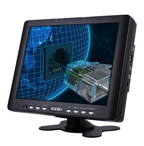 H8006 8 inch 640*480 LCD monitor with mirror function