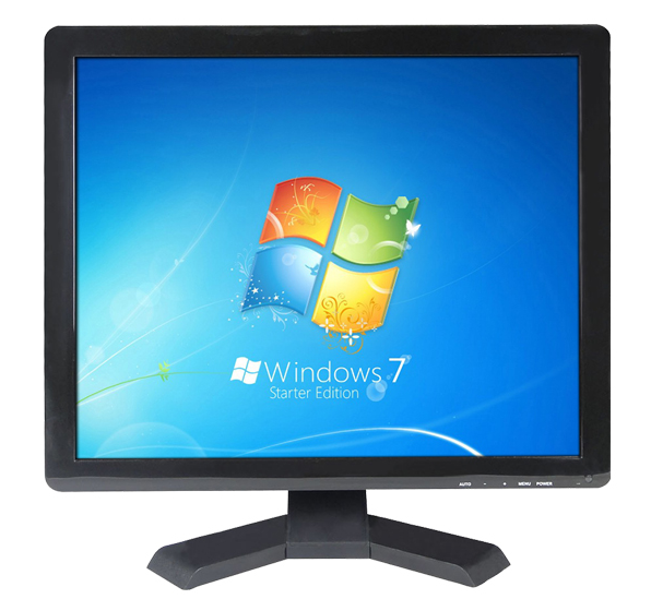 H150 15 inch Plastic Frame Monitor with VGA+AV+BNC+HDMI+USB interfaces